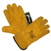 Перчатки желтые цельноспилковые «ДРАЙВЕР», Thinsulate 40C